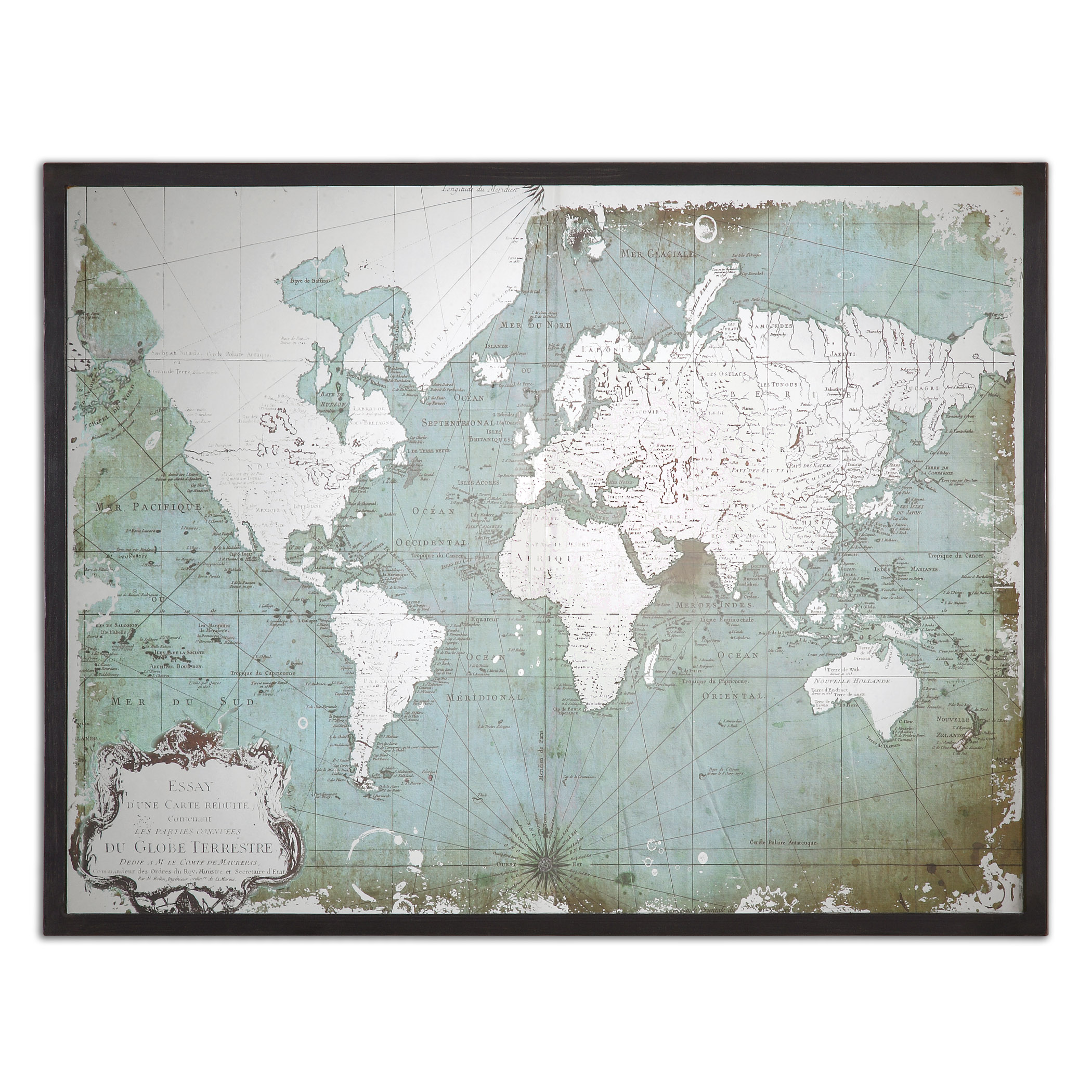 Picture of MIRRORED WORLD MAP